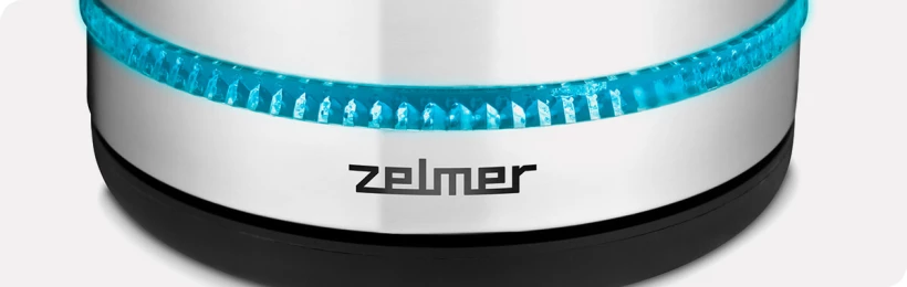 Czajnik elektryczny Zelmer ZCK7921, z podświetleniem, 1.7l, srebrny