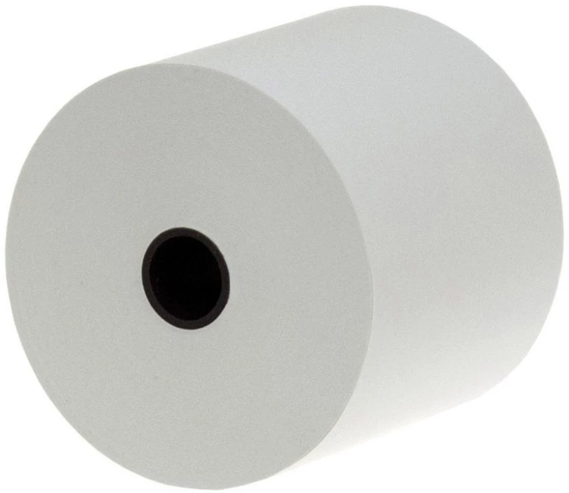 Rolka papierowa termiczna Emerson, 57mm x 20m, 50+/- 6g/m2, BPA Free, 10 sztuk, biały