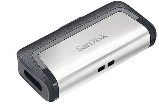pendrive SanDisk Ultra Dual Drive, USB 3.1, 64GB, srebrno-szary