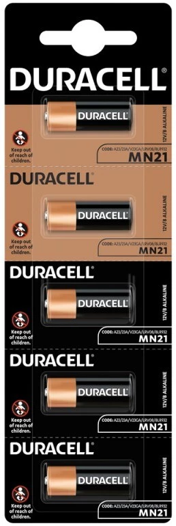 Bateria alkaliczna Duracell MN21, 5 sztuk