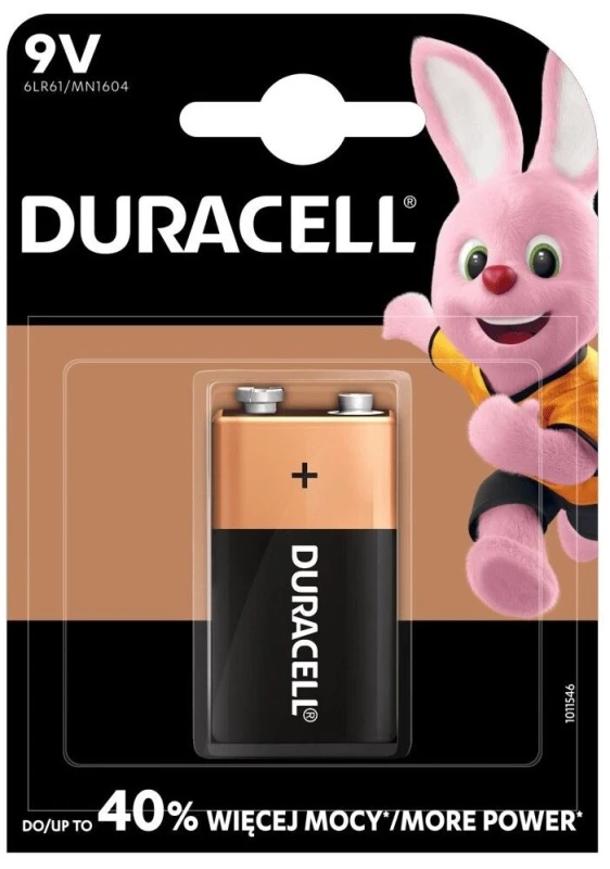 Bateria alkaliczna Duracell, 6LR61, 1 sztuka
