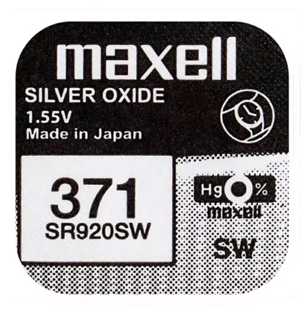 Bateria srebrowa Maxell 371/SR920SW, 1 sztuka