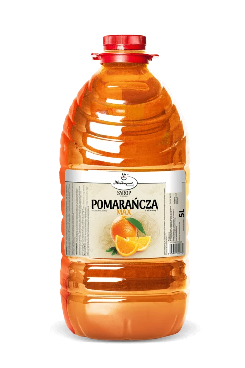 syrop pomarańczowy max z witaminą C 5L Herbapol w Krakowie