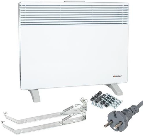 Elektryczny grzejnik konwektorowy Warmtec EWX-1000, 1000W, biały