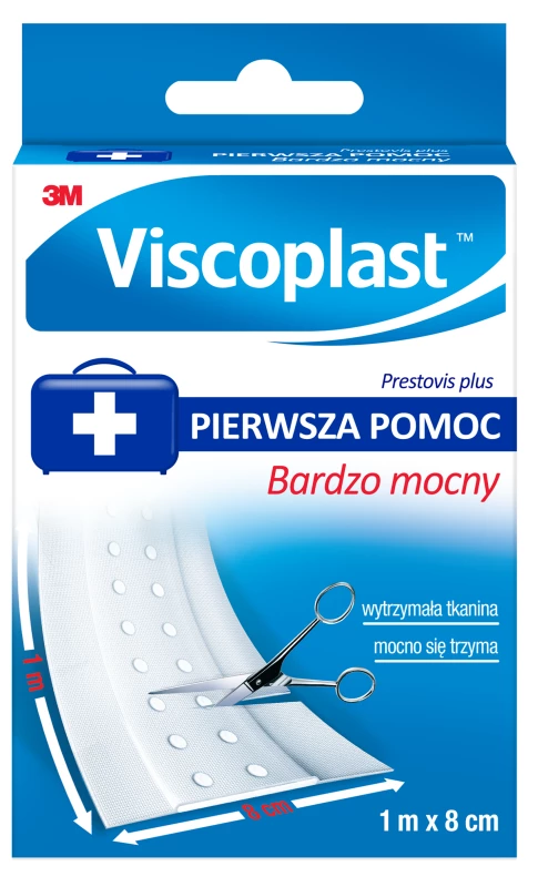 Plaster opatrunkowy do cięcia Viscoplast Prestovis Plus, 8cmx1m