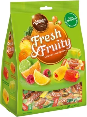 Galaretki Wawel Fresh&amp;Fruity, 245g