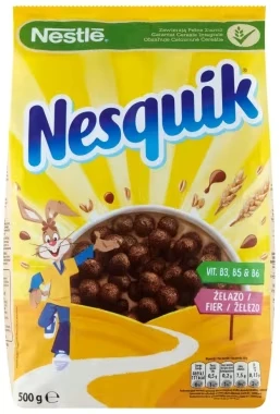 Płatki czekoladowe Nestle Nesquik, folia, 500g 