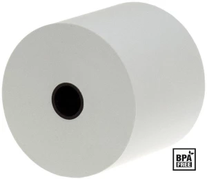 Rolki papierowe termiczne Emerson, BPA free, 80mm x 50m, 55+/- 6g/m2 48 sztuk, biały