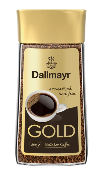 Kawa rozpuszczalna Dallmayr Glass Gold, 200g