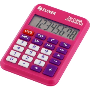 Kalkulator kieszonkowy Eleven LC-110NR-PK, 8 cyfr, różowy