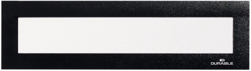 Ramka magnetyczna Durable Duraframe Magnetic Top, 236x66mm, 5 sztuk, czarny