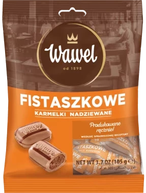 Karmelki Wawel Fistaszkowe, 105g