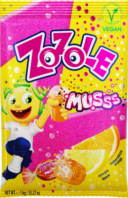 Cukierki Mieszko Zozole, cytryna/pomarańcza, 1kg