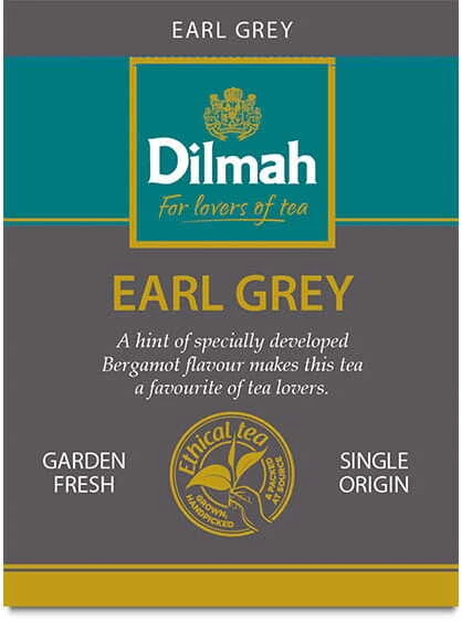 Herbata Earl Grey czarna w kopertach Dilmah Gourmet, 500 sztuk x 2g