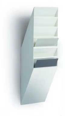 Pojemnik na dokumenty Durable Flexiboxx, pionowy, A4, zestaw 6 sztuk, biały