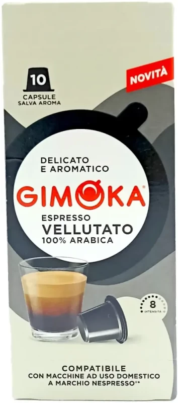 Kawa w kapsułkach Gimoka Nespresso Vellutato, 10 sztuk