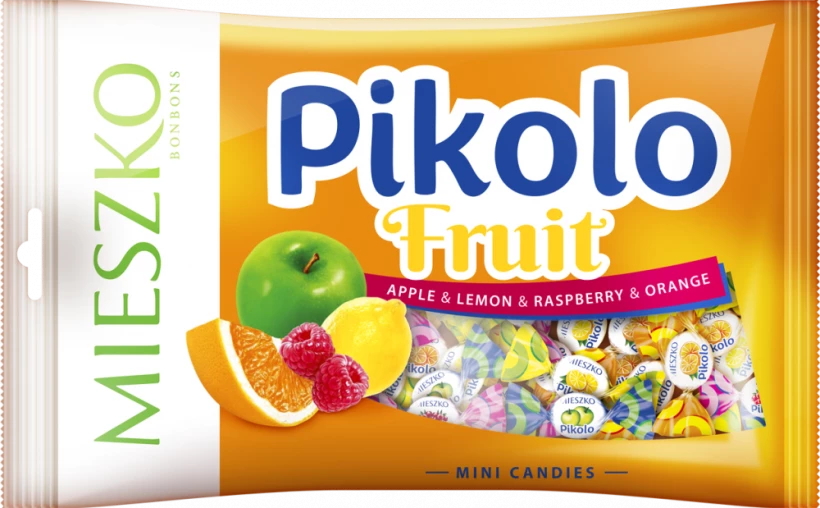 Cukierki Mieszko Pikolo Fruit Mini, owocowy, 1kg