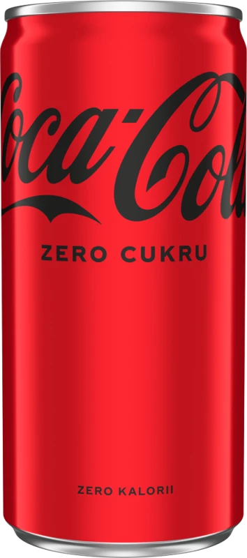 Napój gazowany Coca-Cola Zero, puszka, 0.2l