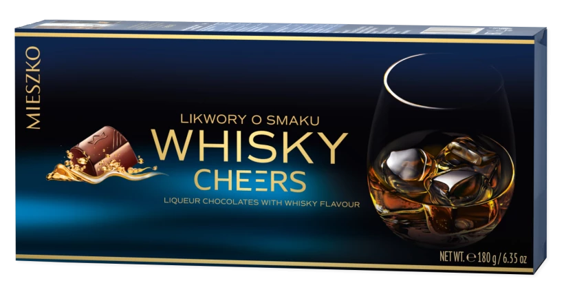 Praliny Mieszko Likwory Whisky, 180g