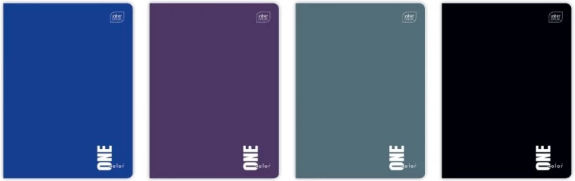 Zeszyt w kratkę Interdruk UV One Color,  A5,  60 kartek, mix kolorów