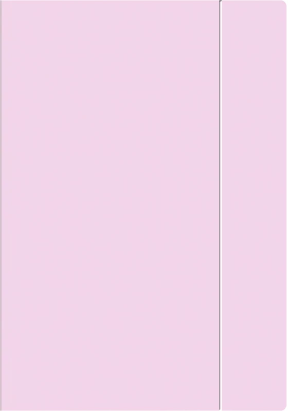 Teczka kartonowa z gumką Interdruk Pastel, A4+, 300g/m2, mix kolorów pastelowych