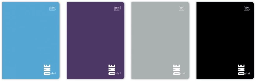 Zeszyt w kratkę Interdruk UV One Color, A5, 16 kartek, mix kolorów
