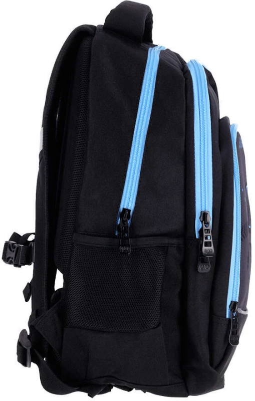 Plecak szkolny Strigo Misty Rower, dwukomorowy, 24l, 39x27x18cm, czarny