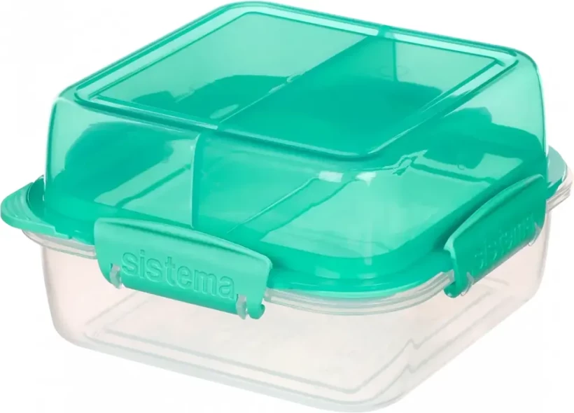 Lunchbox składany Sistema Lunch Stack To Go, 1.24l, miętowy