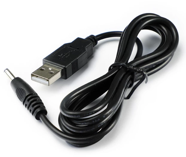 czarna elektryczna temperówka zasilana na baterie lub przez port USB