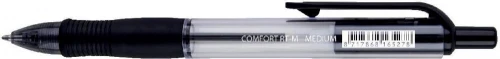Uniwersalny i wygodny czarny długopis automatyczny Foray Comfort RT-M (1 mm)