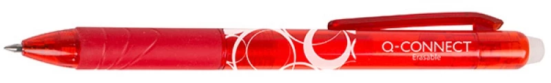 ścieralny długopis automatyczny Q-Connect czerwony