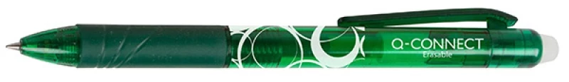 Wymazywalny długopis automatyczny Q-Connect zielony