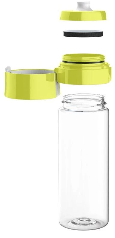 Stylowa i praktyczna butelka filtrująca Brita Fill&amp;Go Vital (0.6 l, limonkowa) 