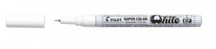 marker olejowy Pilot Super Color Extra Fine biały