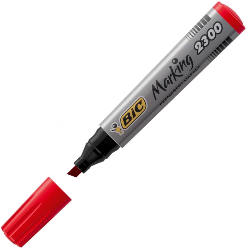 Bic Marking 2300 ECOlutions (końcówka ścięta, 5,5 mm, czerwony)