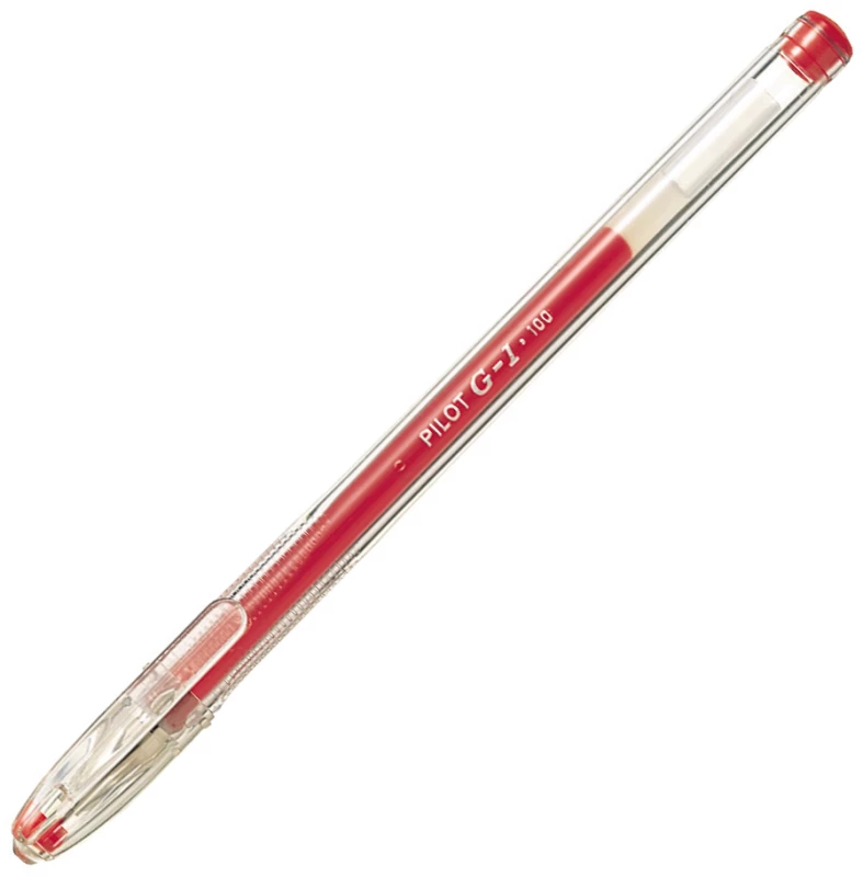 długopis żelowy Pilot G1 0.5mm czerwone