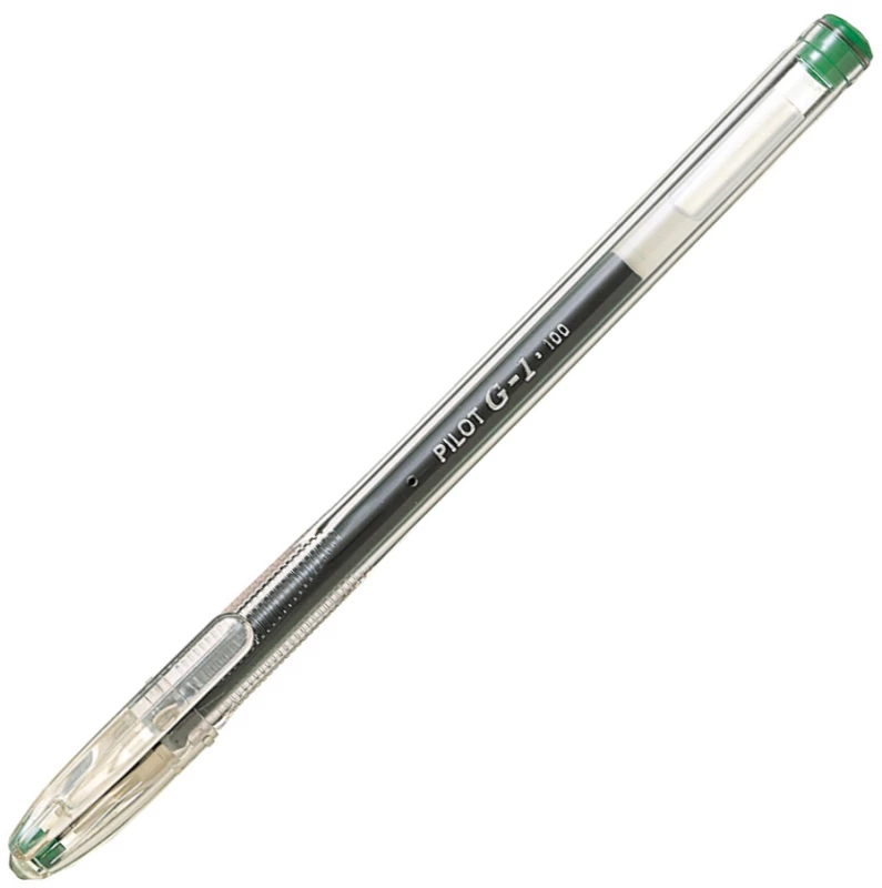 długopis żelowy Pilot G1 0.5mm  zielone