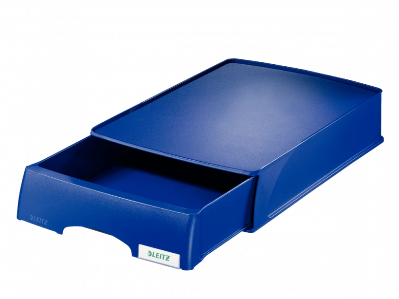 Moduł szufladowy Leitz Plus na dokumenty z 1 szufladą (A4, niebieski) 