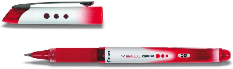 Pióro kulkowe Pilot VBall Grip (0.5 mm, czerwone) 