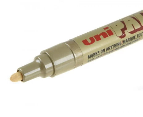 Marker olejowy UNI PX-20, okrągła, 2.2-2.8mm, złoty