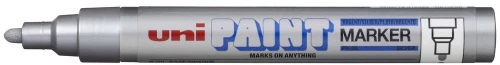 Marker olejowy UNI PX-20, okrągła, 2.2-2.8mm, srebrny