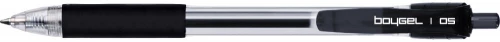 Długopis żelowy automatyczny Rystor, Boy Gel, 0.5mm, czarny