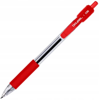 Długopis żelowy automatyczny Rystor, Boy Gel, 0.5mm, czerwony