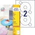 Etykiety na płyty CD/DVD Avery Zweckform, 117mm, 25 arkuszy, biały