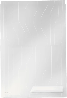 Folder groszkowy Leitz CombiFile, poszerzany, z klapką, A4, do 150 kartek, 200µm, 3 sztuki, transparentny