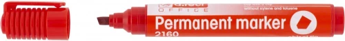 Marker permanentny D.Rect 2160, ścięta, 1-5mm, czerwony