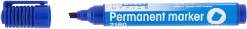 Marker permanentny D.Rect 2160, ścięta, 1-5mm, niebieski