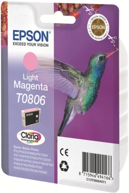 Tusz Epson T0806 (C13T08064011), 520 stron, light magenta (jasny purpurowy)