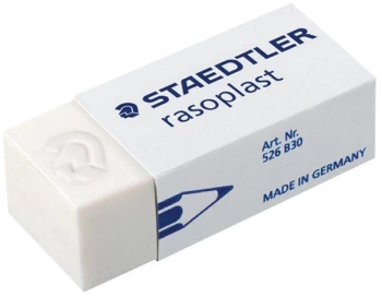 Gumka ołówkowa Staedtler, Rasoplast, 43x19x13mm, biały