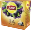 Herbata czarna aromatyzowana w piramidkach Lipton, blue fruits, owoce jagodowe, 20 sztuk x 2g